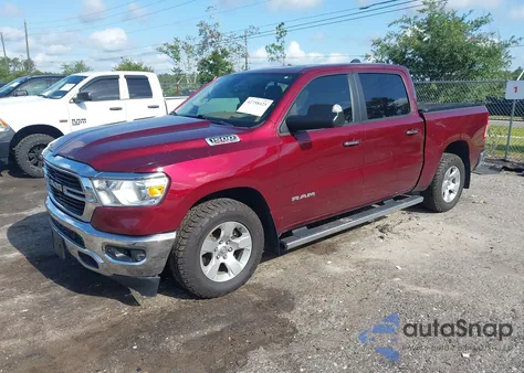 2020 Ram 1500 Big Horn 4X2 5'7 Box from USA, damaged, VIN 1C6RREFT6LN138538